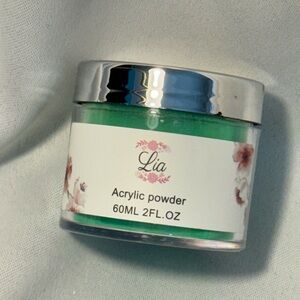 Lia Acrylic Powder in Green #18- 60ml/ 2oz